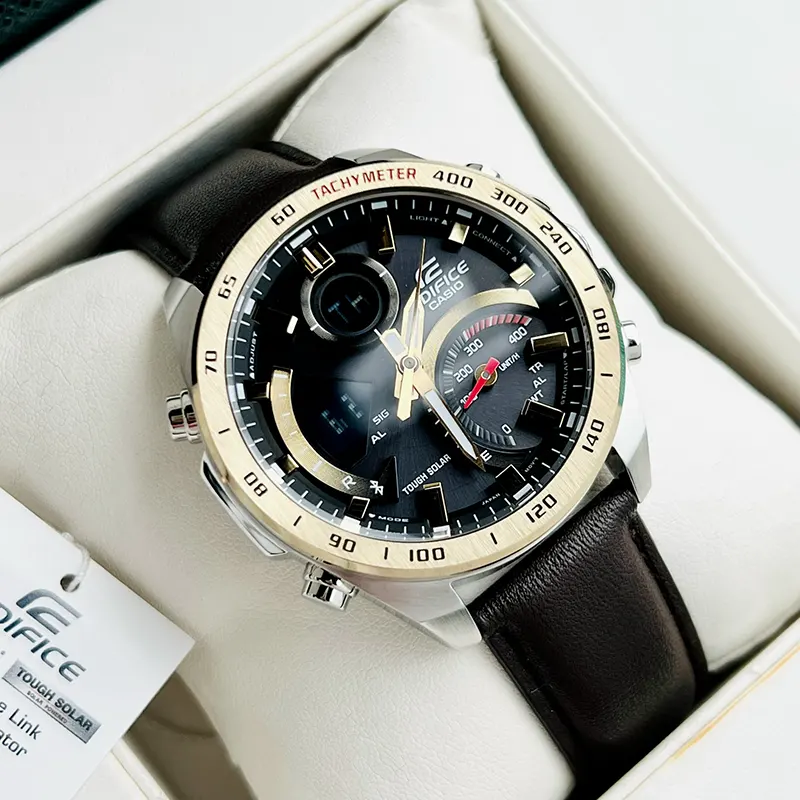 Casio Edifice Men's Watch Chronograph Tough Solar Bluetooth- ECB-900GL-1B